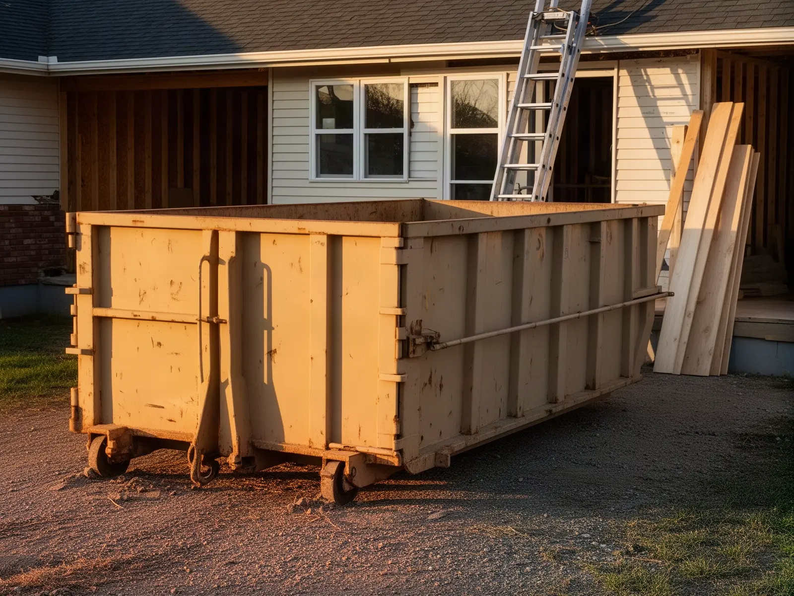 Roll-off dumpster from Kerns Brothers Dumpsters in Branford, CT